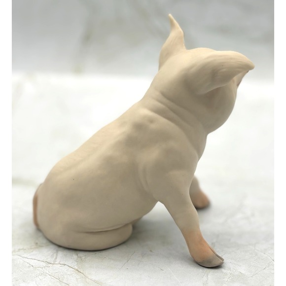 Cybis Porcelain Art Sculpture Sitting Pig Plato Figurine 1983‎ Signed EUC USA - Picture 4 of 16